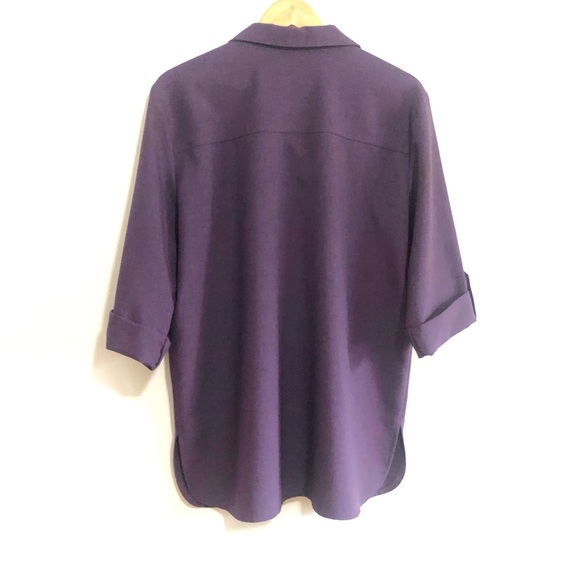 VTG Royal Purple Button-Up - Picture 4 of 5